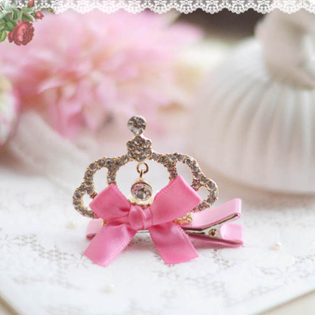 1PC Baby-Girls Princess Crown Birthday Hair Clips