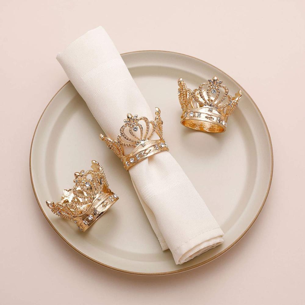 6pcs Crown Napkin Ring