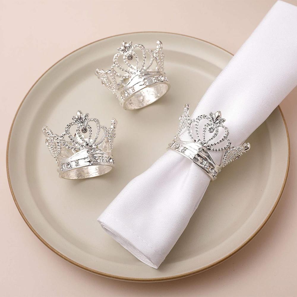 6pcs Crown Napkin Ring