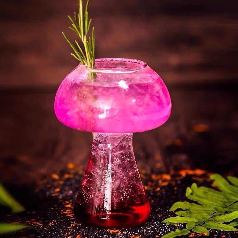 Creative Mushroom Cocktail Glass