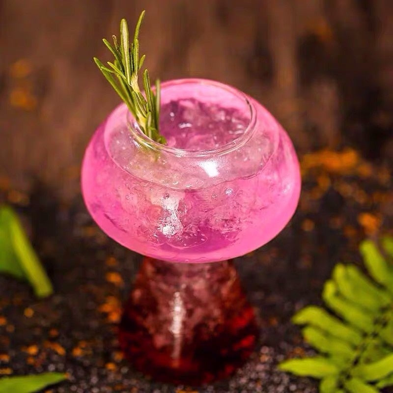 Creative Mushroom Cocktail Glass