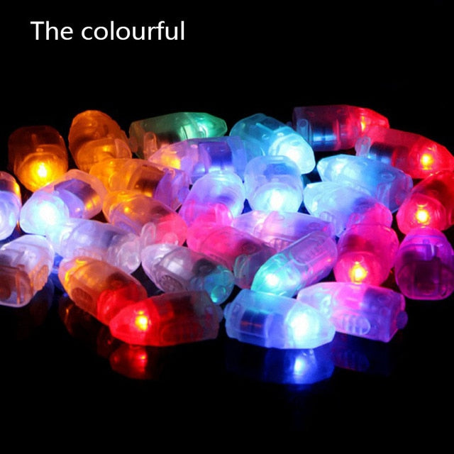 10Pcs Mini Small LED  Balloon Lights