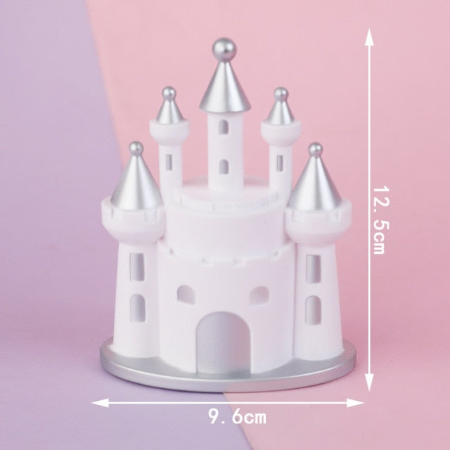 Princess Prince Castle Birthday Cake Topper