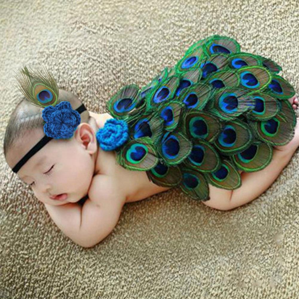 Newborn Baby Cute Peacock Photography Costume