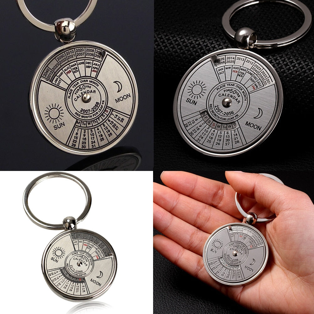 50 Years Super Perpetual Calendar Key Chains