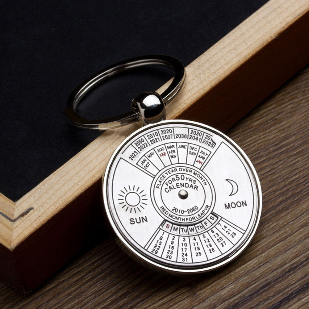 50 Years Super Perpetual Calendar Key Chains