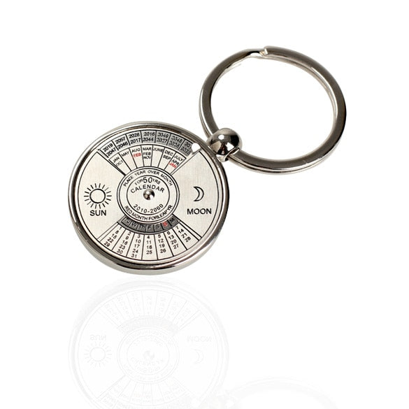 50 Years Super Perpetual Calendar Key Chains