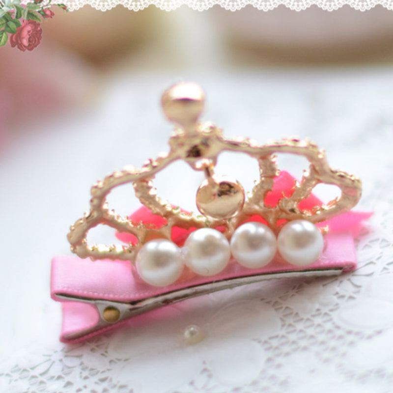 1PC Baby-Girls Princess Crown Birthday Hair Clips